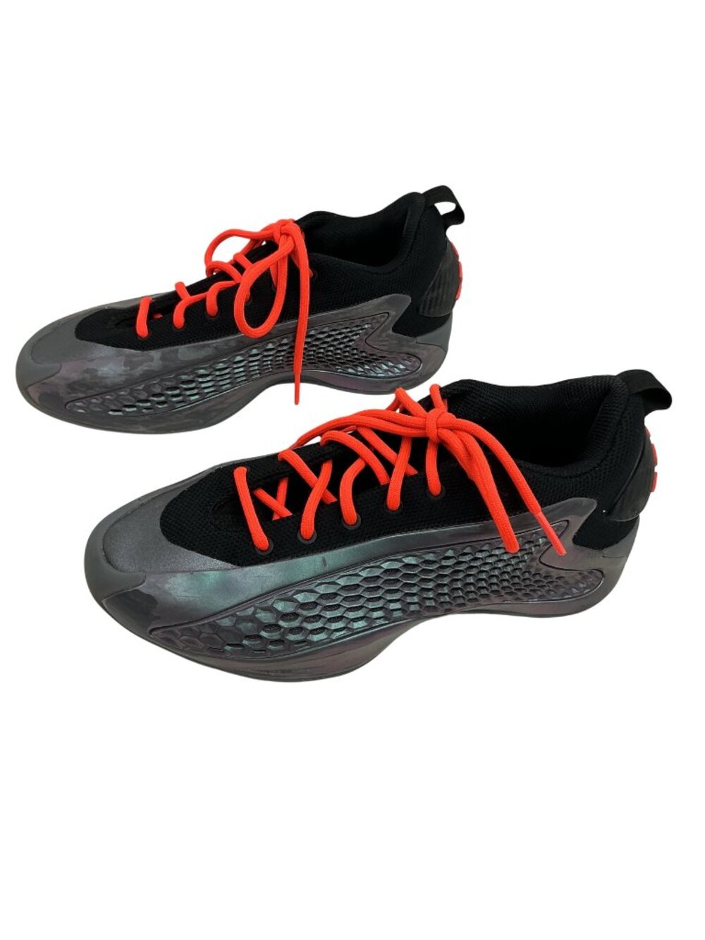 Adidas Anthony Edwards A.E. 1 J Low Basketball Shoes Youth 6 Black & Orange